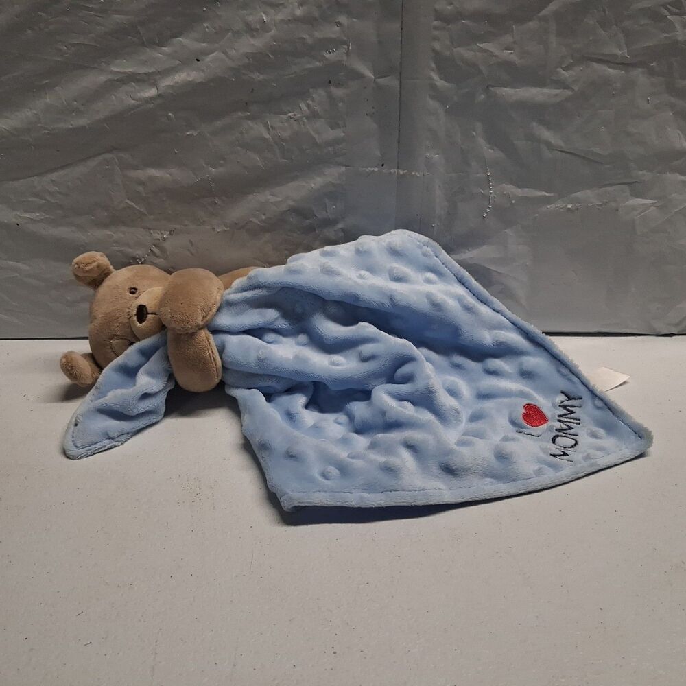 Carters Puppy Dog Lovey I Love Mommy Security Blanket Rattle Child of Mine